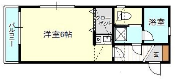 ルミエール蒲生の物件間取画像